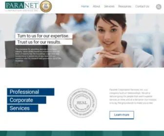 Paranet.net(Paranet Corporation Services) Screenshot