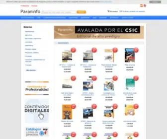 Paraninfo.es(Librería) Screenshot