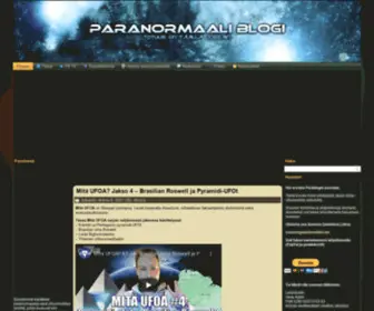 Paranormaaliblogi.net(Paranormaali mekka. Paranormaalit uutiset) Screenshot