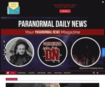 Paranormaldailynews.com(Paranormal Daily News) Screenshot