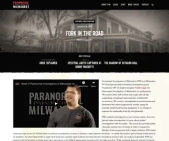 Paranormalmilwaukee.com(Paranormal Investigators of Milwaukee) Screenshot