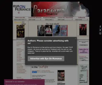 Paranormalromancewriters.com(Customer service) Screenshot