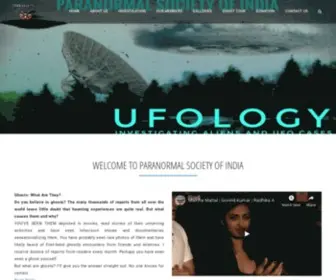 Paranormalsocietyofindia.com(How do you know if that persistent rapping on your walls) Screenshot