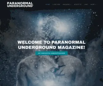 Paranormalunderground.net(Paranormal Underground) Screenshot