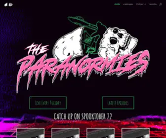 Paranormies.com(The Paranormies) Screenshot