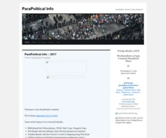 Parapolitics.info(Elfis Anomaly Network Member Site) Screenshot