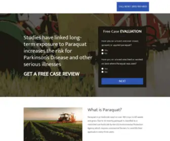 Paraquat-Helpattorneys.com(Brady Law Group) Screenshot