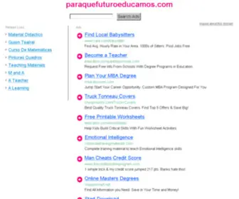 Paraquefuturoeducamos.com(¿Para) Screenshot