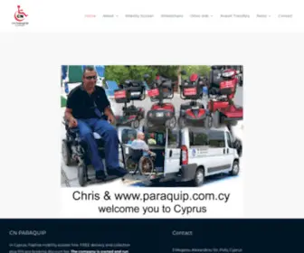 Paraquip.com.cy(CN Paraquip Cyprus) Screenshot