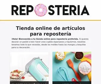 Parareposterias.com(Cosas de repostería) Screenshot