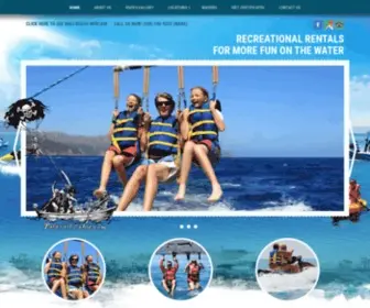 Parasailtahoe.com(North Tahoe Waterports) Screenshot