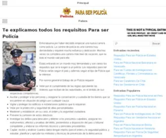 Paraserpolicia.com(Te explicamos todos los requisitos Para ser Policía) Screenshot