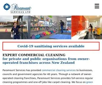 Paraserve.co.nz(Commercial Cleaning Franchise) Screenshot
