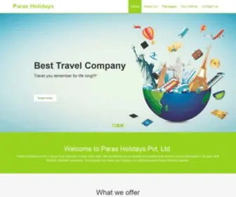 Parasholidays.net(Paras Holidays) Screenshot