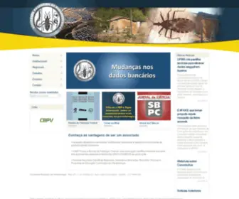 Parasitologia.org.br(Sociedade Brasileira de Parasitologia) Screenshot