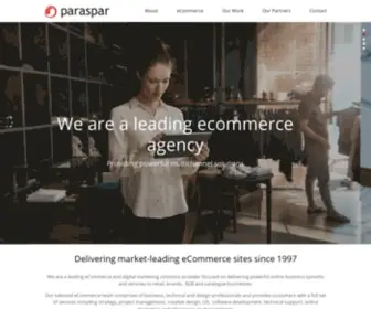 Paraspar.co.uk(Paraspar eCommerce solutions) Screenshot