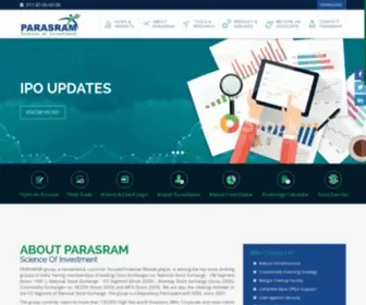 Parasramindia.com(Science of Investment) Screenshot
