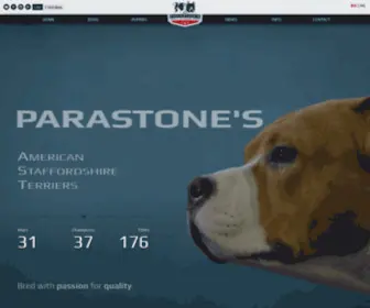 Parastones.nl(American Staffordshire Terriers) Screenshot