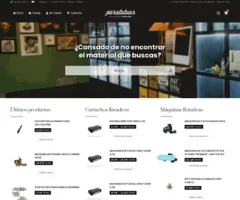 Paratatuar.es(Tu tienda online de material para tatuadores) Screenshot