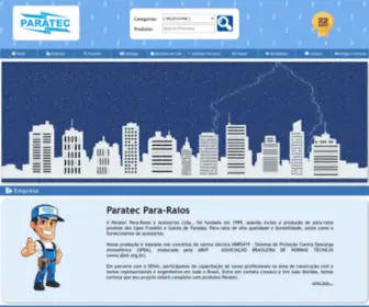 Paratec.com.br(Paratec Para) Screenshot