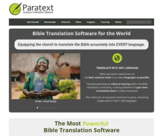 Paratext.org(Every WORD matters) Screenshot