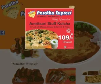 Parathaexpress.co.in(Paratha Express Vadodara) Screenshot