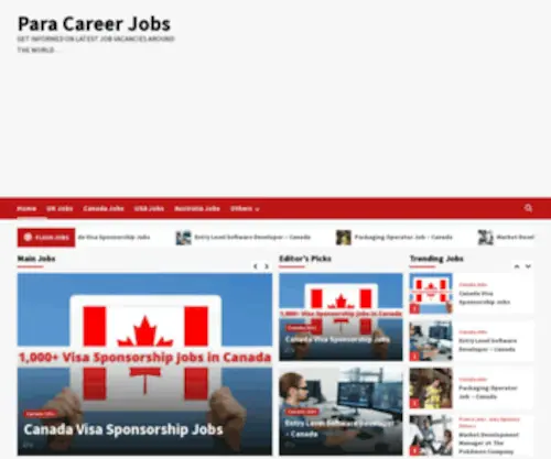 Paratipos.com(Para Career Jobs) Screenshot