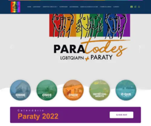 ParatycVb.com.br(O Paraty Convention & Visitors Bureau) Screenshot