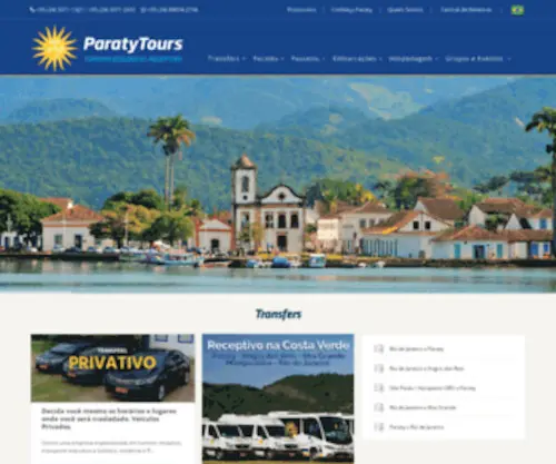 Paratytours.com.br(Paraty (Parati)  RJ) Screenshot