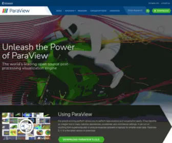 Paraview.org(Open-source, multi-platform data analysis and visualization application) Screenshot