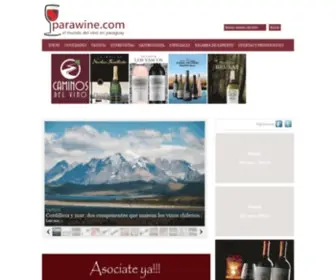 Parawine.com(El mundo del vino en paraguay) Screenshot