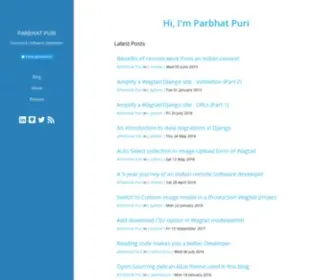 Parbhatpuri.com(Parbhat Puri) Screenshot