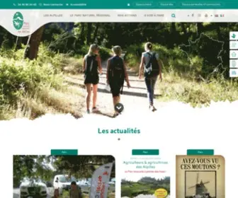 Parc-Alpilles.fr(Site du parc naturel des Alpilles) Screenshot