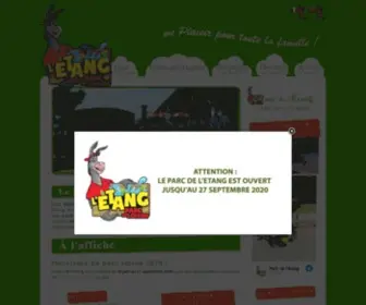 Parc-Etang.com(Parc de Loisirs et d'Attraction de l'Etang) Screenshot