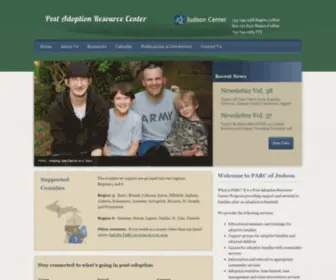 Parc-Judson.org(Post Adoption Resource Center) Screenshot