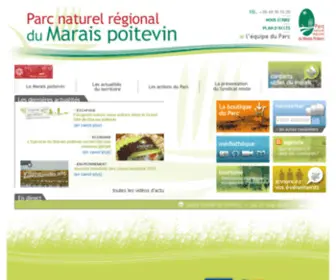 Parc-Marais-Poitevin.fr(Marais) Screenshot