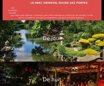 Parc-Oriental.com(Découvrez le plus grand jardin japonais d'Europe) Screenshot