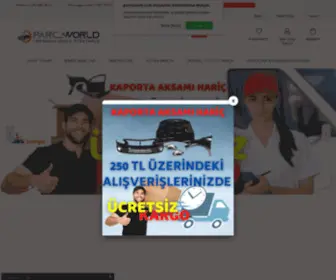 ParcaWorld.com(HER MARKA ARACA YEDEK PARÇA) Screenshot