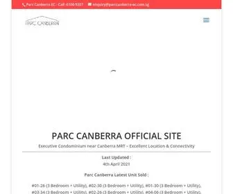 Parccanberra-EC.com.sg(PARC CANBERRA Official Site) Screenshot