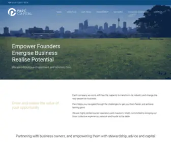 Parccapital.com.au(Parc Capital) Screenshot