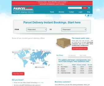 Parcel-Link.co.uk(International Delivery) Screenshot