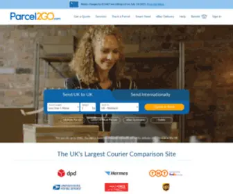 Parcel2GO.co.uk(Parcel Delivery & Courier Services) Screenshot