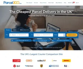 Parcel2GO.com(Limited time offer: send from just £1.59 (£1.91 inc VAT)) Screenshot