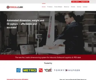 Parcelcube.com(Dimensioning System) Screenshot