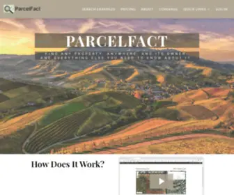 Parcelfact.com(Search Property Data) Screenshot