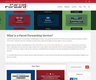 Parcelforward.net(Parcel Forwarding Services) Screenshot