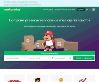 Parcelmonkey.es(Servicios de Mensajería y Entrega Baratos) Screenshot