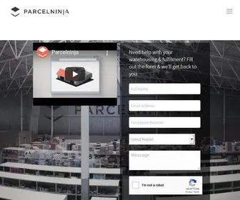 Parcelninja.com(E-commerce Warehousing Fulfilment & Distribution) Screenshot
