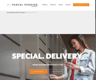 Parcelpending.com(Smart Electronic Locker Systems l Parcel Pending) Screenshot