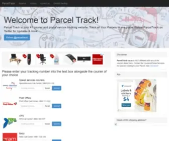 Parceltrack.co.za(Parcel Track) Screenshot